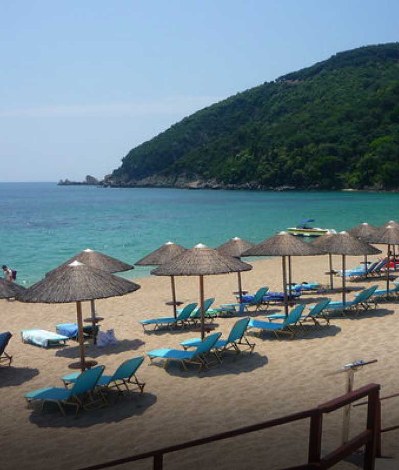 Lichnos beach in Parga